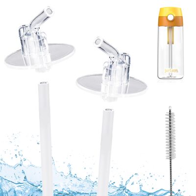 Replacement straws for 500 ml PLASTIC (Tritan) drinking bottle