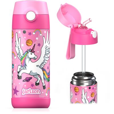 Gourde en acier inoxydable 350 ml licorne 2