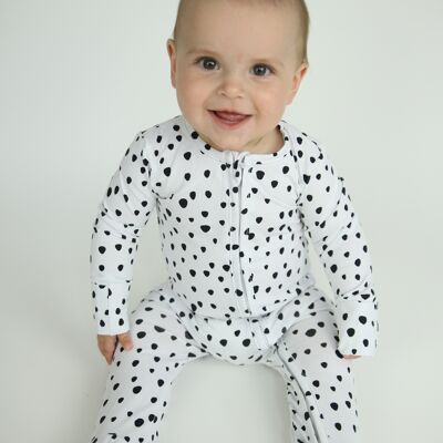 Dalmatian zip Sleep suit