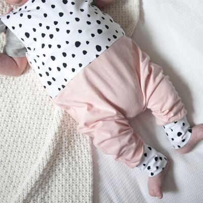 Two tone - Rose pink & Dalmatian Print