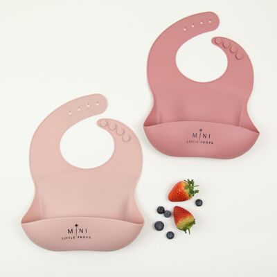 Pink Duo Bib - 2 Pack