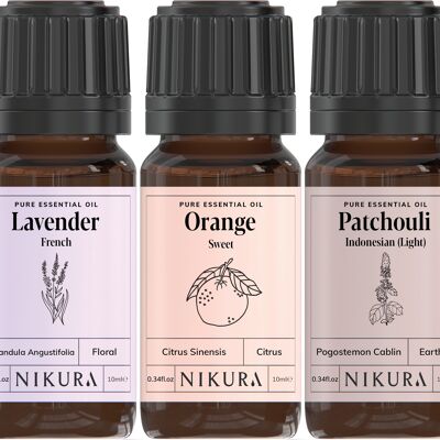 Favourites - Gift Set - 5 x 10ml Essential Oils - Without Box