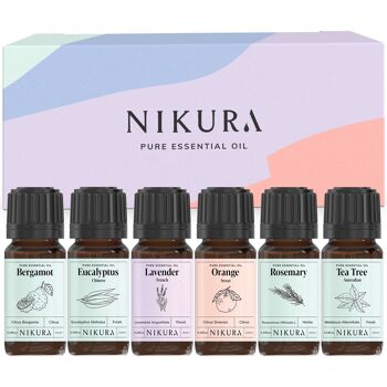 Favoris - Coffret Cadeau - 6 Huiles Essentielles 10ml 1