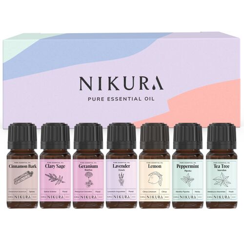 Favourites - Gift Set - 7 x 10ml Essential Oils - With Box