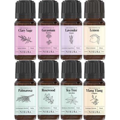 Hers - Gift Set - 8 x 10ml Essential Oils