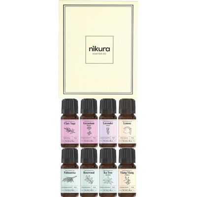 Hers - Gift Set With Box - 8 x 10ml Essential Oils