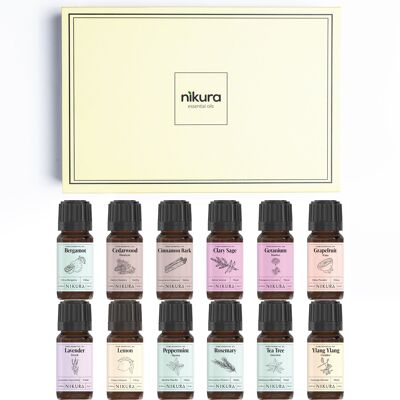 Luxury - Gift Set - 12 x 10ml Essential Oils