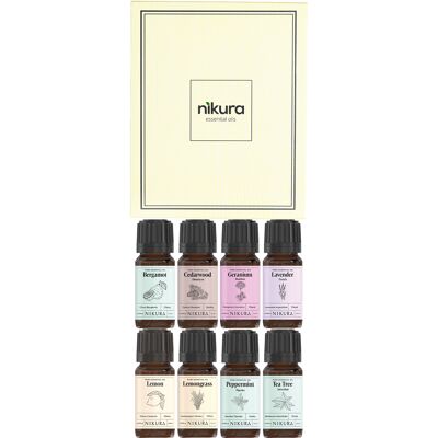 Luxury - Gift Set - 8 x 10ml Essential Oils