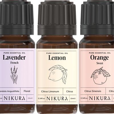 Selection of Favourites - Gift Set - 7 x 10ml Essential Oils - Without Box