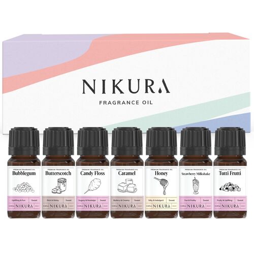 Sweet Shop - Gift Set - 7 x 10ml Fragrance Oils - With Box