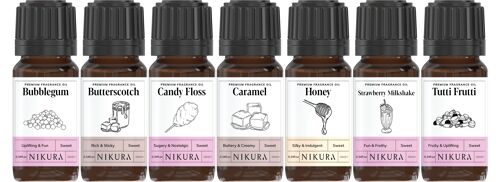 Sweet Shop - Gift Set - 7 x 10ml Fragrance Oils - Without Box