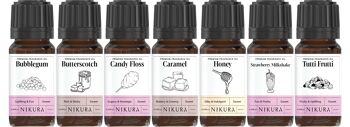 Sweet Shop - Coffret Cadeau - 7 Huiles Parfumées 10ml - Sans Coffret