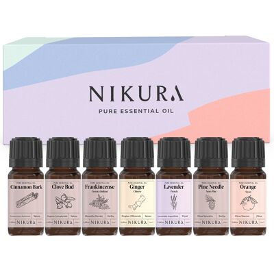 Winter Collection - Gift Set - 7 x 10ml Essential Oils - With Box
