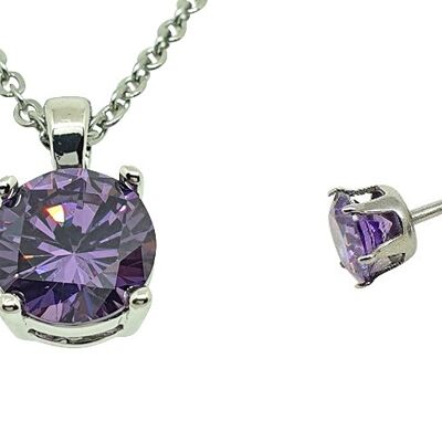 Jewelery set Eva Purple