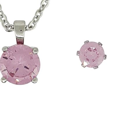 Jewelery set Eva Pink