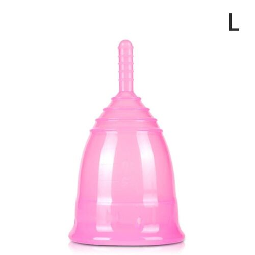 1Pièce Coupe menstruelle colorée en Silicone pour femmes - 44.5mm x 70mm 1