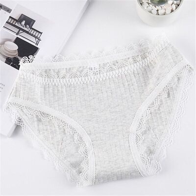 Absorbent panties for teenagers Daisy model 🩸 - Light Gray