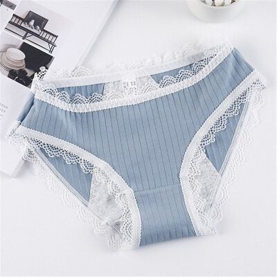 Absorbent panties for teenagers Daisy model 🩸 - Blue XL
