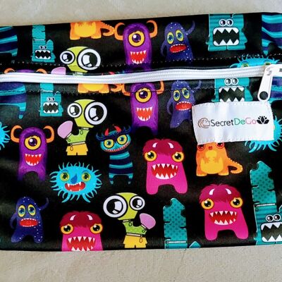 Bolsa para guardar toallas higiénicas (Disponible en 10 diseños) - Little Monsters