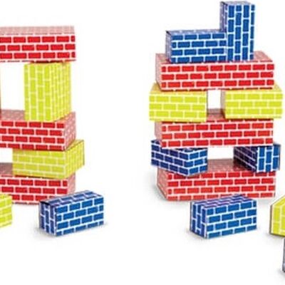 Edushape Cardboard Blocks - 52 pieces