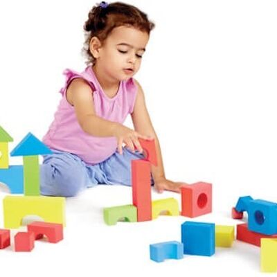 Blocs Edushape EduColor - 80 pièces