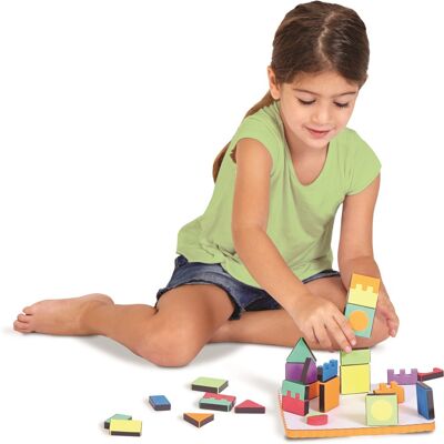 Edushape Magic Shapes - with Board - 54 pieces