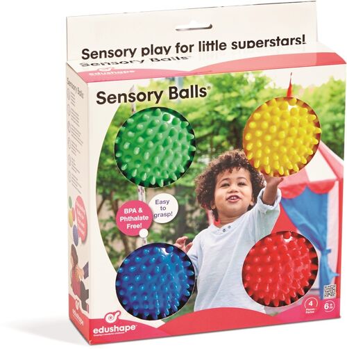 Edushape Small Sensory Balls (10cm) - Set of 4