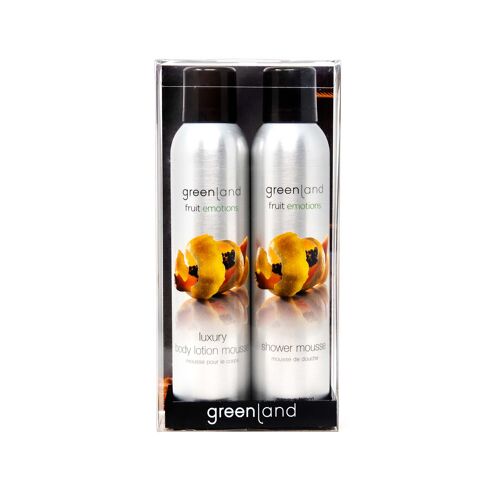 Gift pack shower&body mousse-papaya&lemon