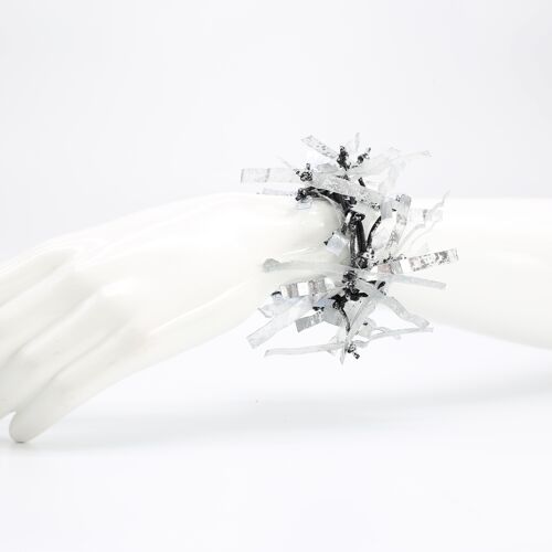 Aqua Willow Tree Bracelets - Hand gilded - Silver