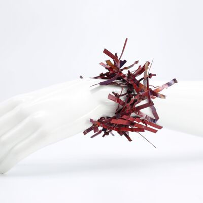 Aqua Willow Tree Bracelets - Hand painted - Spice