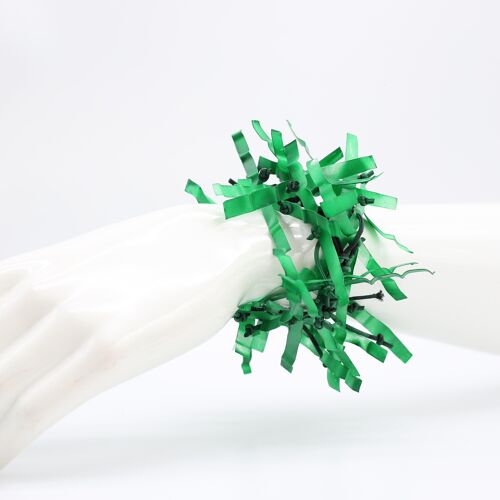 Aqua Willow Tree Bracelets - Hand painted - Green