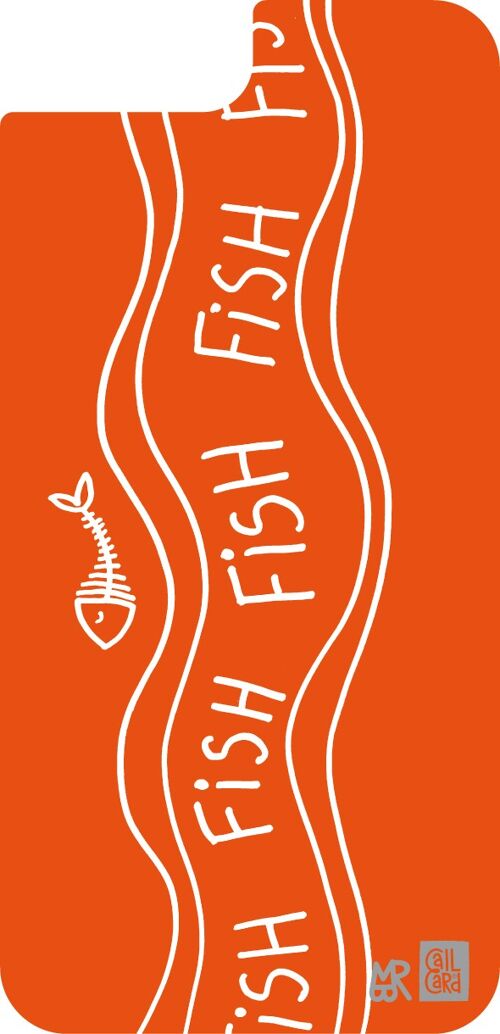 Callcard® iPhone 8+/7+ Fish orange