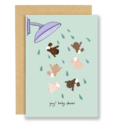 New baby card - Baby shower