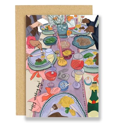 Wedding card - Wedding tablescape