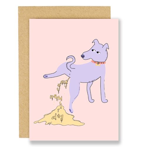 Weeeeee! new dog card