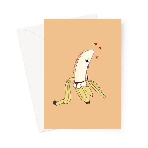 Valentines card - Cheeky banana