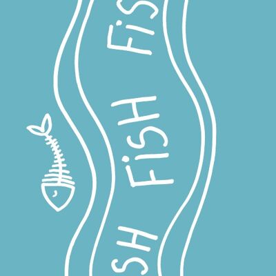 Callcard® iPhone 8 + / 7 + Fish ciel
