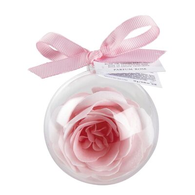 Boule de savon Rose rose et blanche - Rose