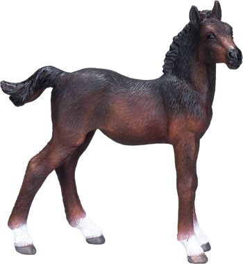 Mojo Horses jouet cheval Hanoverian Foal Brown - 381018 1