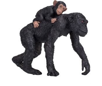 Mojo Wildlife Jouet Chimpanzé Avec Bébé - 387264 2
