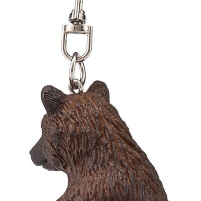 Mojo Woodland Keychain Grizzly Bear Cub - 387436