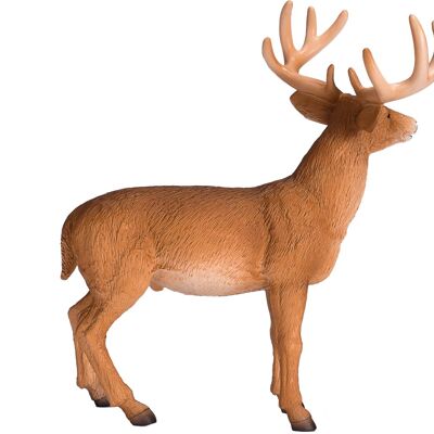 Giocattolo Mojo Woodland Cervo dalla coda bianca Buck - 387036