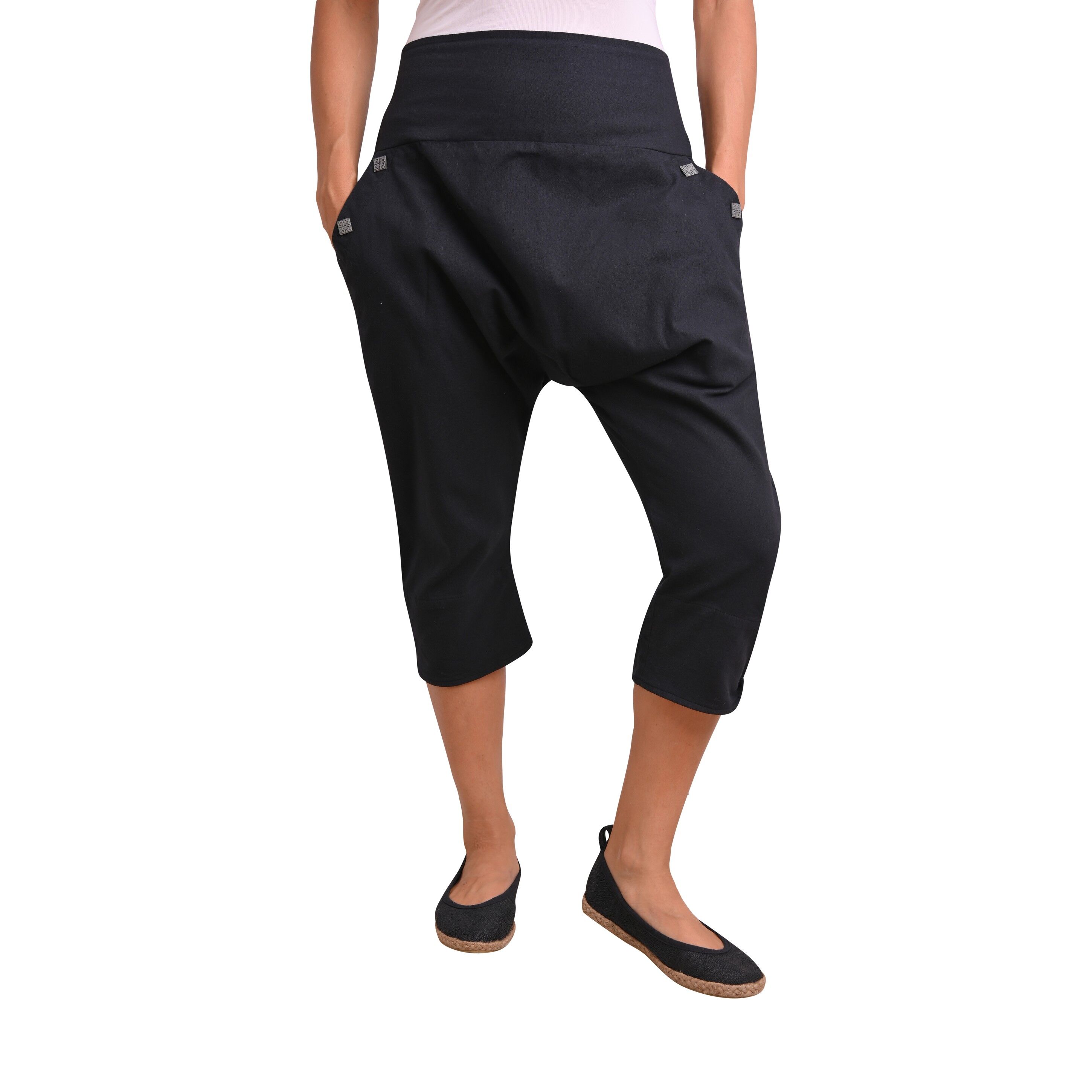 Achat virblatt sarouel femme court coton Pantalon court