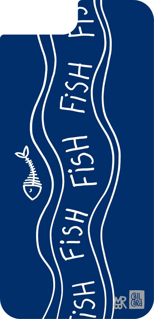 Callcard® iPhone 8+/7+ Fish navy