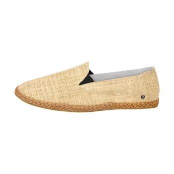 virblatt - Espadrilles Homme | 100% chanvre | Chaussures d'été espadrilles pour hommes pantoufles pour hommes chaussures en tissu chaussures décontractées à enfiler - confortables 43 beige 4