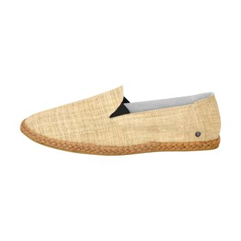virblatt - Espadrilles Femme | 100% chanvre | Chaussures d'été espadrilles pour hommes pantoufles pour hommes chaussures en tissu chaussures décontractées à enfiler - confortable 45 beige 4