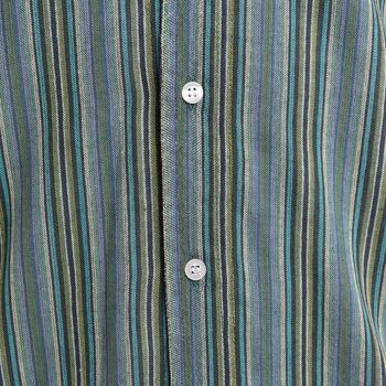 virblatt - chemise d'été pour hommes | coton | Chemise homme hippie chemise homme sans repassage à manches longues | capote | Chemise de pêcheur - Freidenker S vert 4