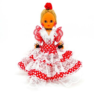Doll 35 cm traditional regional Spain Andalusian dress_302FRB