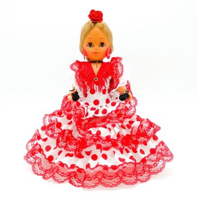 Muñeca 35 cm tradicional regional España vestido Andaluza_302FBR