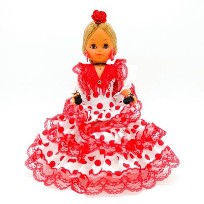 Doll 35 cm traditional regional Spain Andalusian dress_302FBR